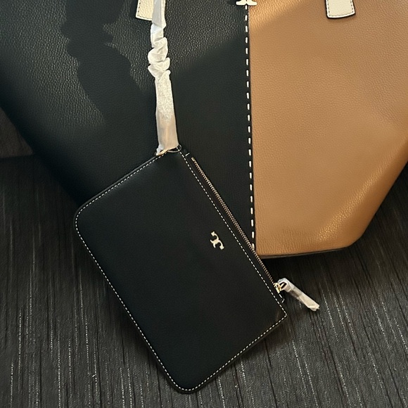 Tory Burch McGraw Colorblock Leather Shopper - Picture 5 of 7